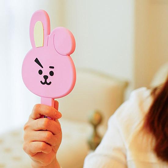 BT21 シリコン ハンド ミラー [BTS][防弾少年団][公式][韓国][鏡