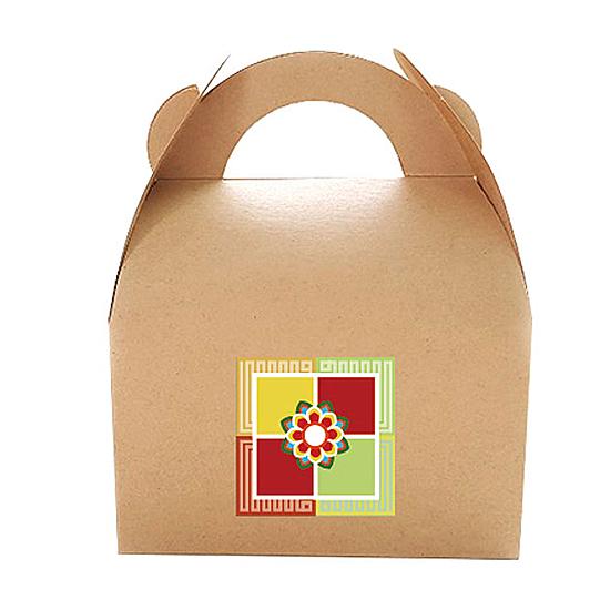 韓国 伝統模様 ステッカー 6片 シール デコレーション 梱包 : 韓国情報