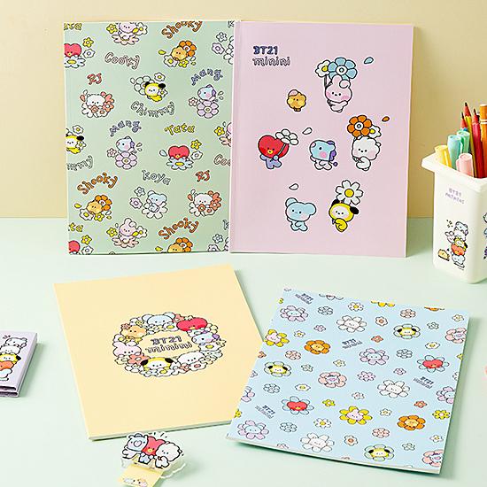 BT21 minini B5 ライン ノート BTS 防弾少年団 公式 かわいい : 韓国