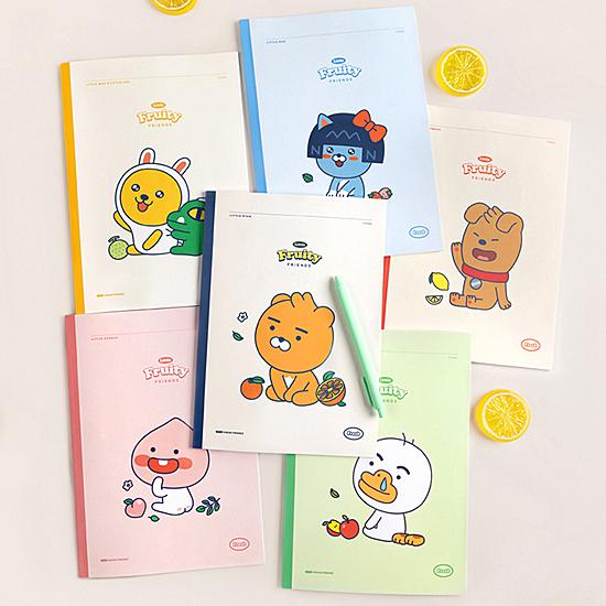 カカオフレンズ リトルフレンズ フルーティー B5 ノート kakao friends