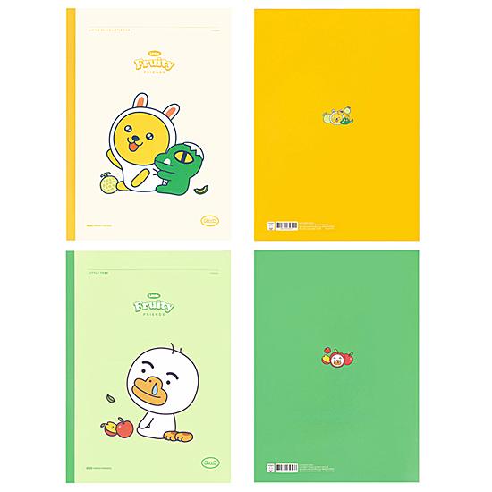 カカオフレンズ リトルフレンズ フルーティー B5 ノート kakao friends