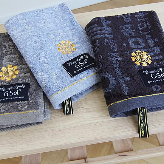G-Sol ハングル 訓民正音 ハンドタオル 40cm×40cm 韓国語 フンミン