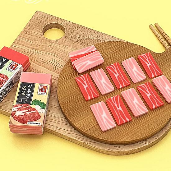 名品 韓牛（ハヌ）消しゴム parody 韓国 食べ物 パロディ 文具 文房具