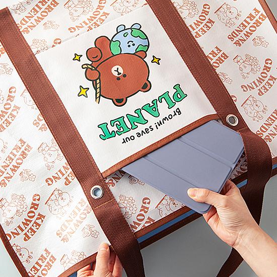 ラインフレンズ ターポリン バッグ 特大 LINE FRIENDS 公式