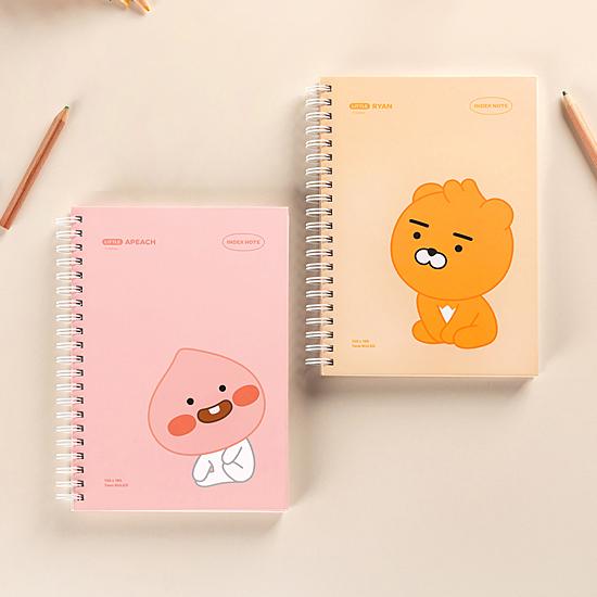 カカオフレンズ スタンダード インデックス スプリング ノート kakao