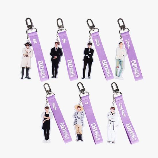 BTS ワールド 防弾少年団 グッズ ストラップ キーリング 公式 BTS ワールド 防弾少年団 グッズ ストラップ キーリング 公式
