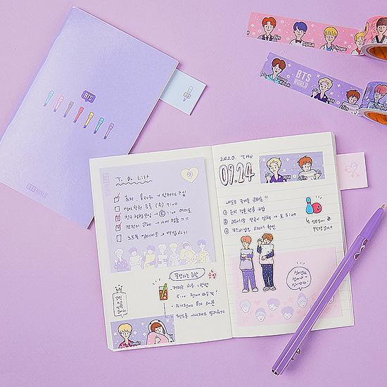 BTS ワールド 防弾少年団 グッズ カットオフ ふせん 付箋 公式 韓国