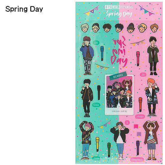 BTS ワールド 防弾少年団 グッズ ステッカー シール かわいい 公式