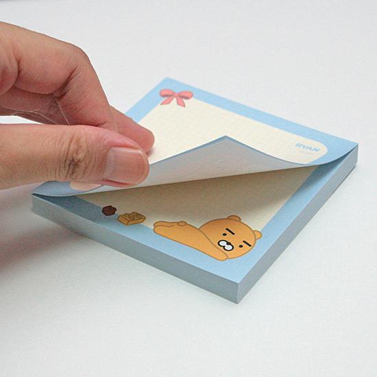 カカオフレンズ メモ紙 9cm×9cm 90枚 kakao friends 韓国 文具