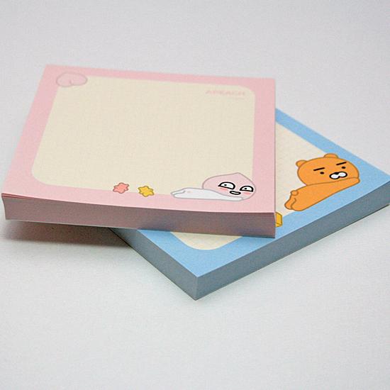 カカオフレンズ メモ紙 9cm×9cm 90枚 kakao friends 韓国 文具