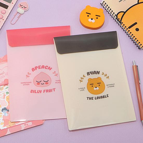 カカオフレンズ ミニ 縦型 封筒ファイル kakao friends 韓国 文具