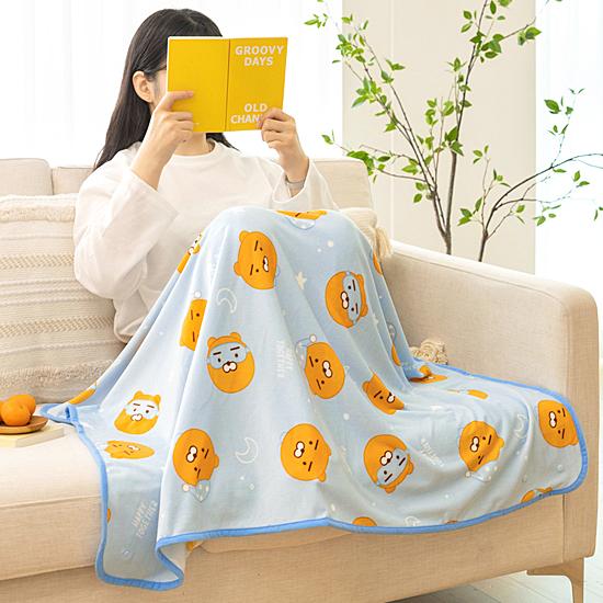 カカオフレンズ 着るブランケット 新品未開封 カカオフレンズ ひざ掛け毛布 ハッピートゥギャザー 韓国 Kakao