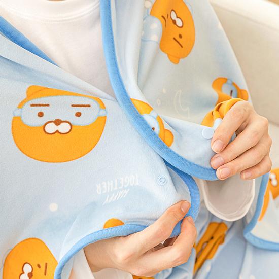 カカオフレンズ ひざ掛け毛布 ハッピートゥギャザー 韓国 Kakao