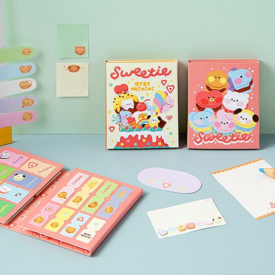 BT21 minini sweetie 4段 付箋 BTS 防弾少年団 かわいい 公式