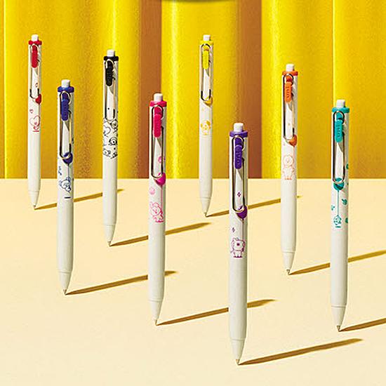 BT21 BT21 ユニ ボールワン ボールペン 8色セット 0.38mm BTS BT21 BT21 ユニ ボールワン ボールペン 8色セット 0.38mm BTS