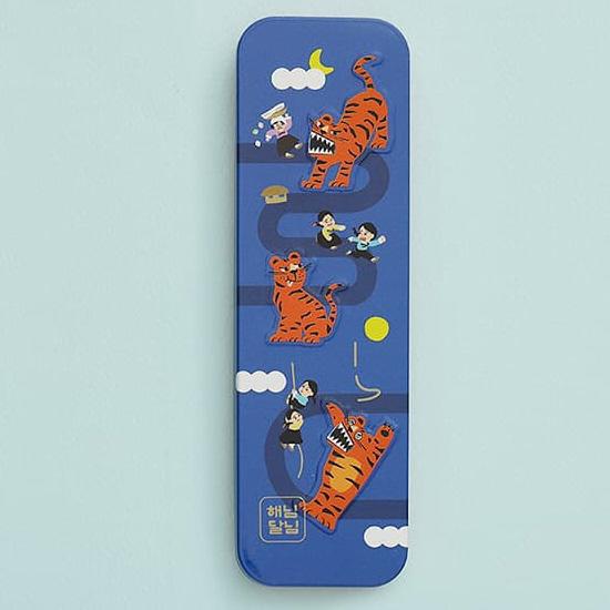 韓国 お日さまとお月さま おとぎ話 モナミ ボールペン 5本セット 韓国