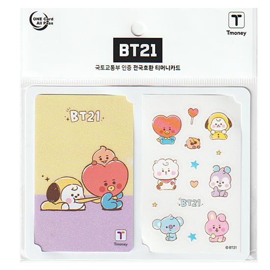 7種類SET BT21 Tポイントカード Tカード BTS キャラクター 防弾