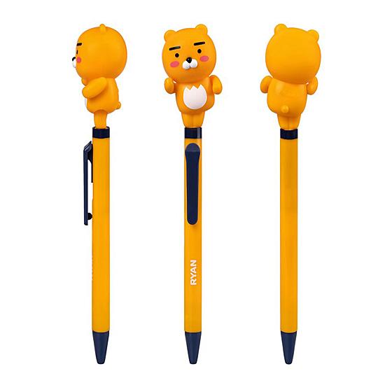 カカオフレンズ ダンシング ライアン アクション ボールペン Kakao