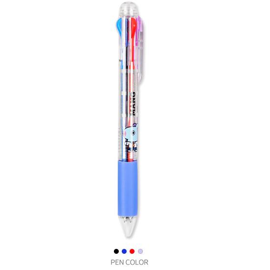 BT21 3＋1色 ボールペン 韓国 文具 文房具 ペン かわいい BTS 防弾少年