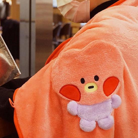 BT21 minini ぬいぐるみ 毛布 BTS ミニニ 防弾少年団 公式 ひざ掛け
