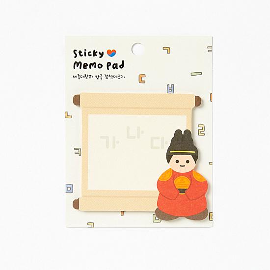 韓国 世宗大王 メモ 付箋 ふせん 韓国語 ハングル セジョン デワン