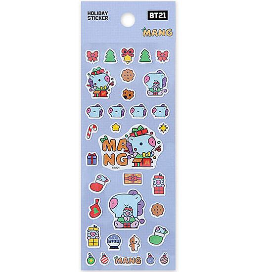 BT21 ホリデー ステッカー クリスマス BTS 防弾少年団 公式 かわいい