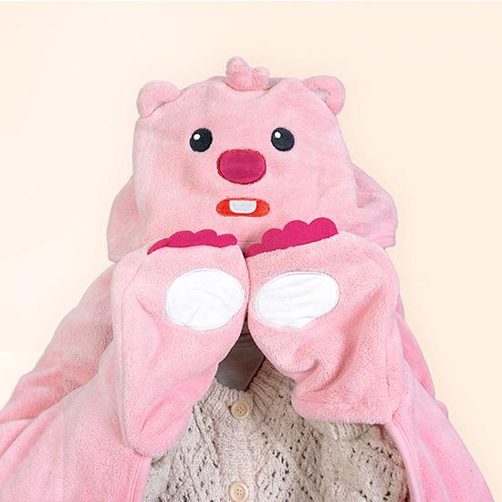 ジャンマンルピー 手袋 マント 毛布 ひざ掛け 肩掛け ZANMANG LOOPY