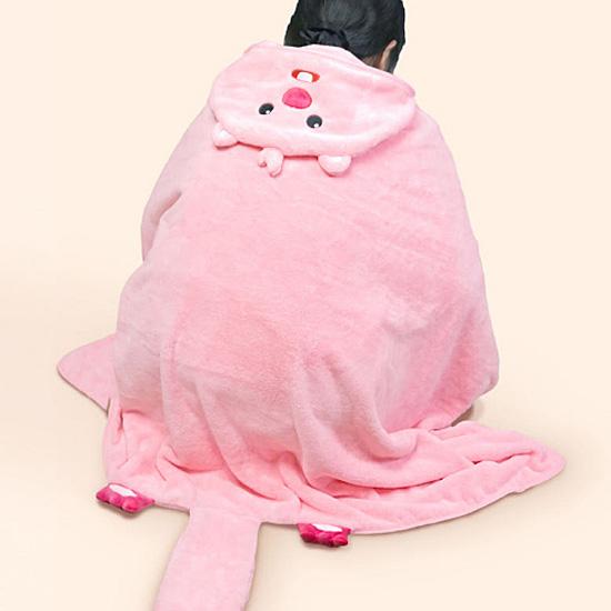 ジャンマンルピー 手袋 マント 毛布 ひざ掛け 肩掛け ZANMANG LOOPY
