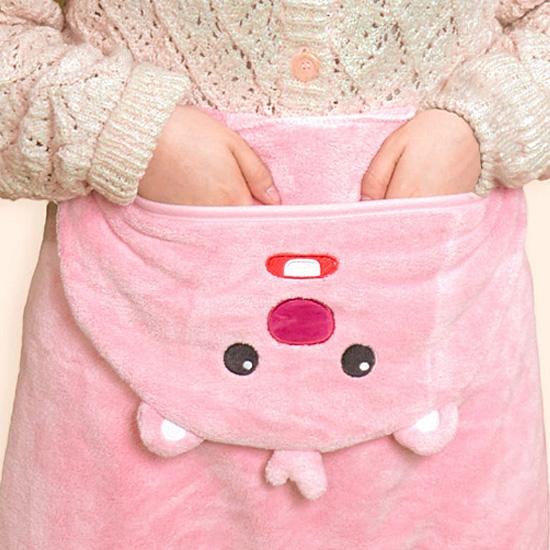 ジャンマンルピー 手袋 マント 毛布 ひざ掛け 肩掛け ZANMANG LOOPY