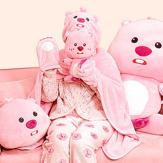 ジャンマンルピー 手袋 マント 毛布 ひざ掛け 肩掛け ZANMANG LOOPY