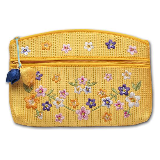 韓国伝統 花刺繍 ヌビ ポーチ キルト イブル 小物入れ かわいい お土産