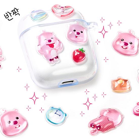 ジャンマンルピー 3D 立体 ステッカー シール ぷくぷく ぷっくり