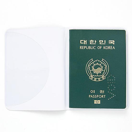 カササギとトラ パターン パスポートケース カバー 韓国 伝統 旅行
