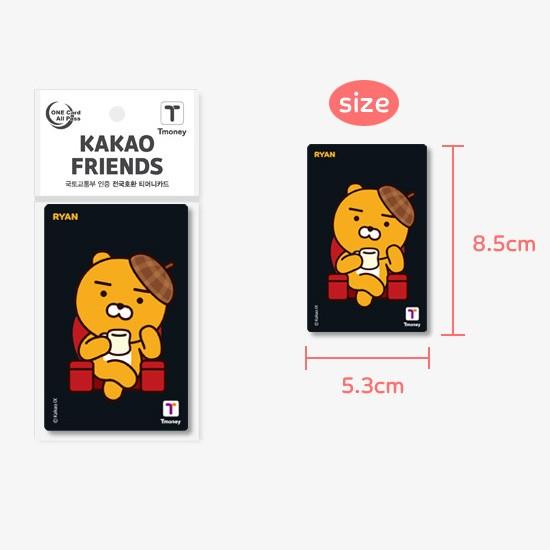 時間指定不可 韓国交通カード カカオフレンズ Tmoneyカード 探偵ライアン Kakao Friends Ryan ティーマネー かわいい Discoversvg Com