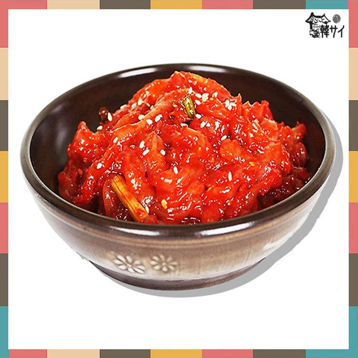 【クール便選択必要!】イカの塩辛 250g ★韓国食品★韓国料理/韓国塩辛/おかず/イカキムチ/イカチャンジャ/オジンオジョッカル|koreastore|02