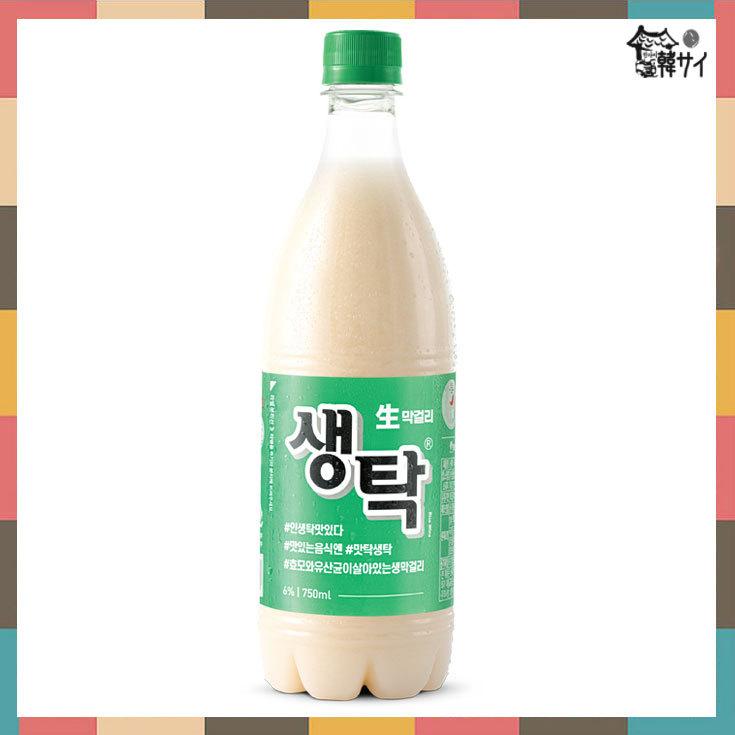 冷蔵便選択必要 韓国食材 韓国お酒 釜山生マッコリ センタク 1本 750ml 7669 韓国食品市場 通販 Yahoo ショッピング
