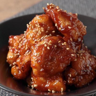 HANJUNG★  チキンソース【甘口】2.1Kg　★パウチタイプ / はちみつ配合 / 韓国風ヤンニョムチキン / 韓国本場の味！ |  | 04