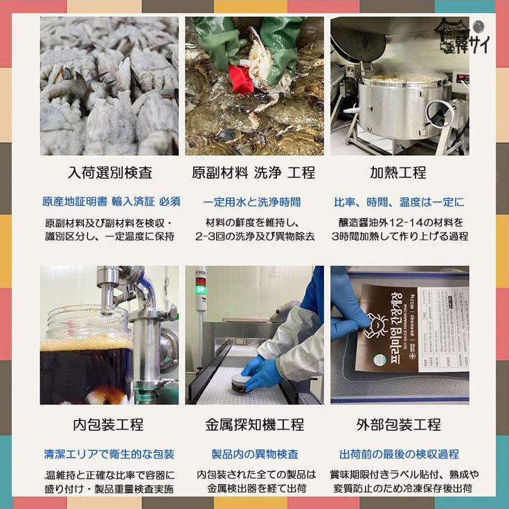 【クール便選択必要！】韓国産　カンジャンケジャン　1kg　★本場の味！「南道名家」安心安全の韓国産かに！/ガンジャンゲジャン/カニの醤油漬け/ご飯泥棒 |  | 09