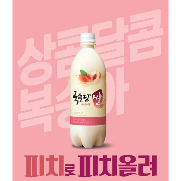 新登場 麹醇堂 米マッコリ 桃味 750ml ペット 韓国酒 クッスンダン マッコリ 韓国マッコリ 7068 韓国スーパー 通販 Yahoo ショッピング