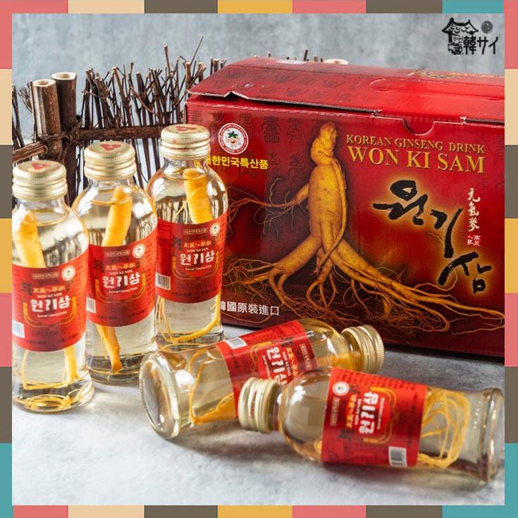 元気参」高麗人参ドリンク 120ml【1本】 ☆ウォンギサム☆韓国食品