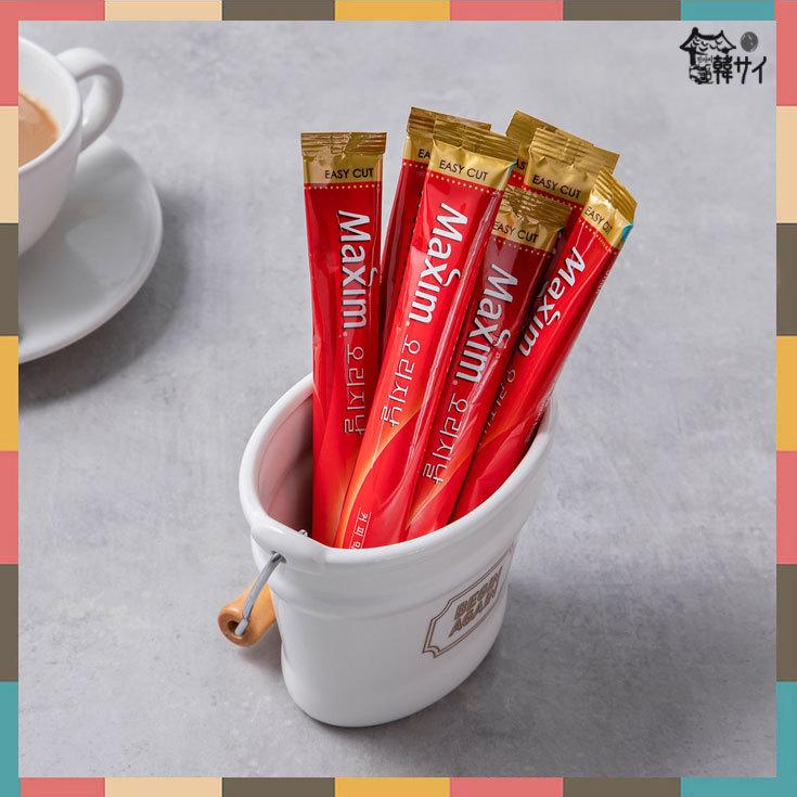 Maxim　ミックスコーヒー / プランエス　オリジナルグッズ マキシム（Maxim）オリジナル コーヒーミックス【100個入】 赤 ☆韓国