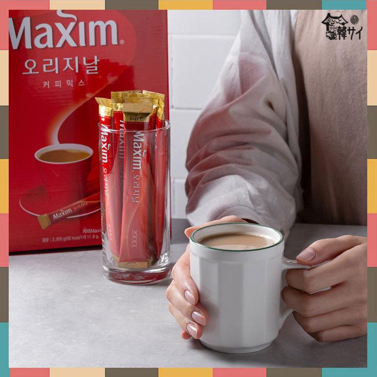 数量は多い マキシム Maxim オリジナル コーヒーミックス 大容量 100本入 8個 赤 韓国食品市場 韓国食材 韓国飲料 韓国コーヒー コーヒー Postetelecom Gouv Cg