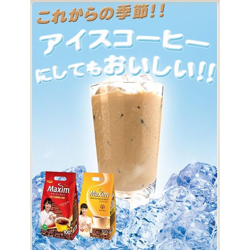 マキシム　コーヒーミックス　100本入り モカゴールド マイルド コーヒーミックス 12g ｘ 100包入り インスタント スティック｜koreatrade｜02