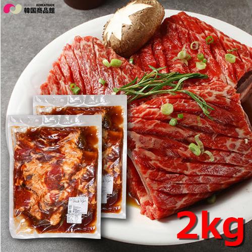 牛肉 ヤンニョムカルビ 2kg 味付き牛カルビ 骨付きカルビ 冷凍 送料無料 カルビ 焼肉カルビ 豚カルビ 韓国焼肉 韓国食材 韓国食品 韓国料理 本場の味 新大久保 F Fz 1014x2 韓国商品館 通販 Yahoo ショッピング
