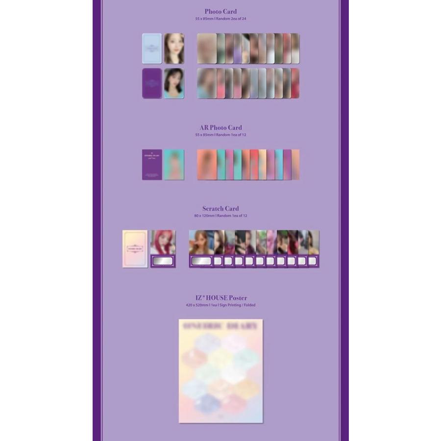 送料無料 Iz One アイズワン Oneiric Diary 幻想日記 3rdミニアルバム 3dバージョン 1次予約限定価格 初回限定ポスター 丸めて発送 Izone 写真集 フォトブック M Cd 0604c 韓国商品館 通販 Yahoo ショッピング
