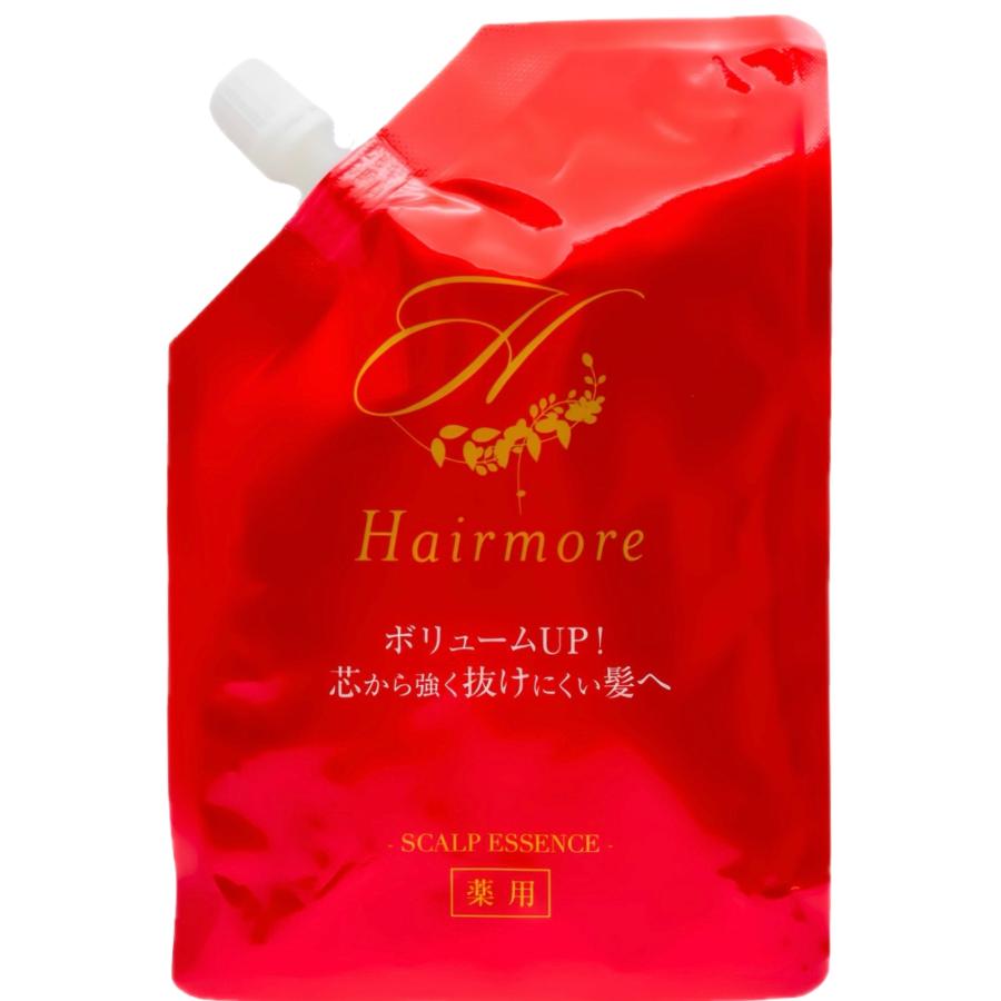 詰め替え　ヘアモア　育毛剤 　強力グロスドン　女性用 薬用  120ml1袋 医薬部外品　 Hairmore Hairmore（ヘアモア） 育毛剤 詰め替え 強力グロスドン 女性 薬用