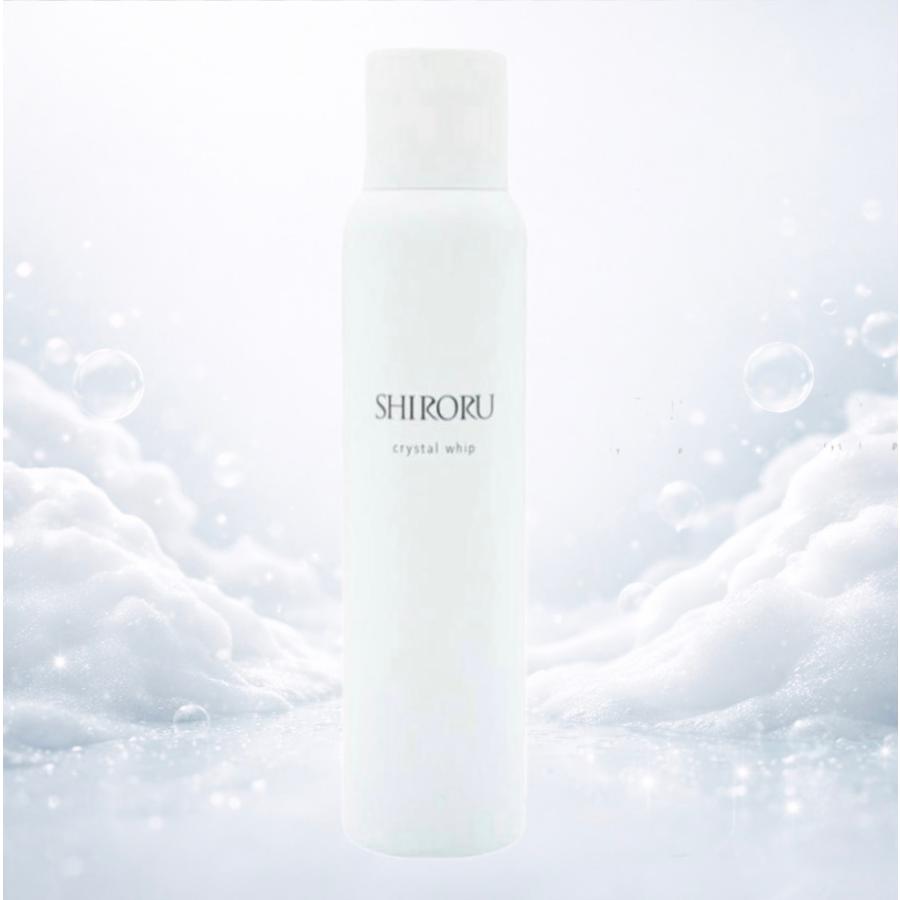 SHIRORU（シロル） 洗顔 しろる クリスタルホイップ 炭酸泡 濃密 120g