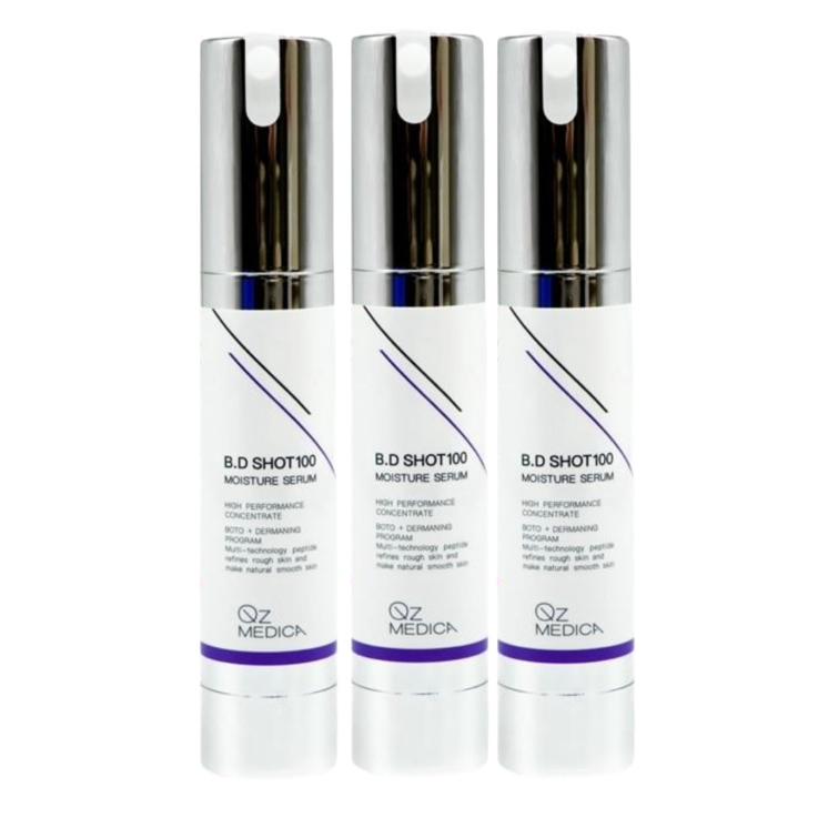 bdショット 美容液 韓国コスメ 100 モイスチャー QzMEDICA 25ml 3本