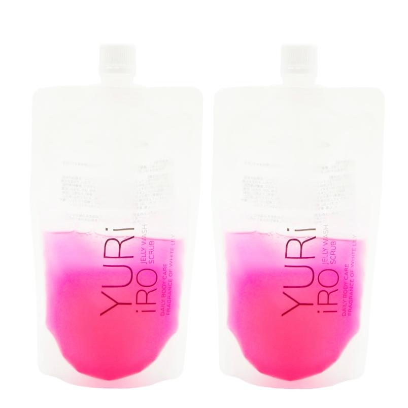 【ボディスクラブ×２袋】ユリイロ YURiiRO スクラブ ボディウォッシュ ホワイトリリー  250ml ボディケア　ゆりいろ ボディスクラブ 2袋 ユリイロ YURiiRO スクラブ ボディウォッシュ