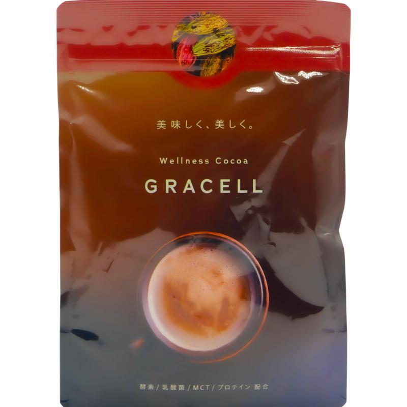 グレイセル ウェルネスココア 酵素 乳酸菌 MCT プロテイン 調整ココア グレイセル ココア 100g GRACELL ウェルネス ダイエット 美容